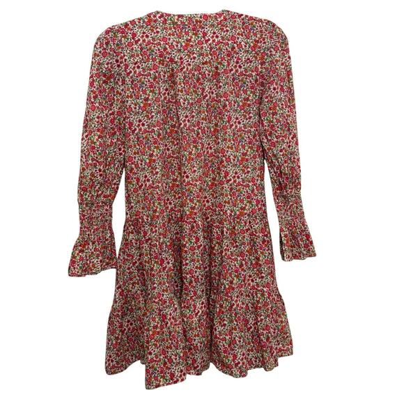 Tuckernuck Pomander Place Ditsy 100% Cotton Poplin Kenzo Mini Dress Size XS - Picture 4 of 10